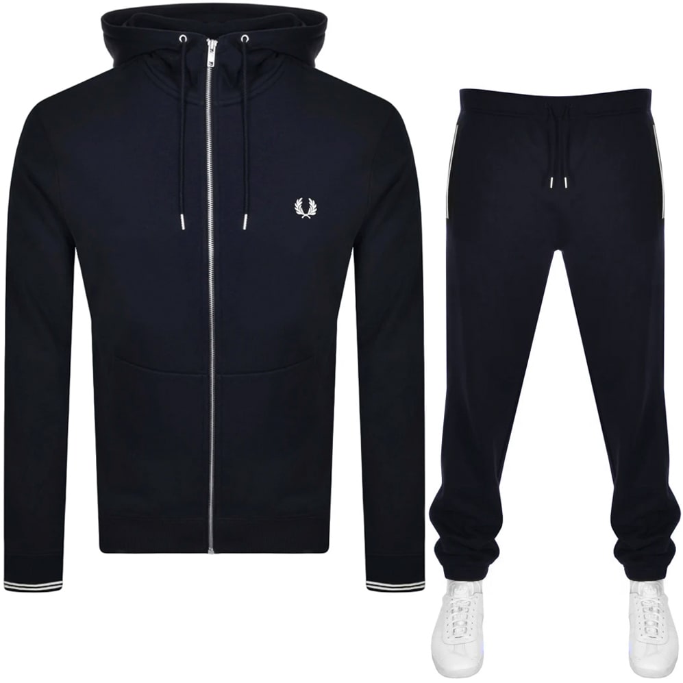 Alternative Image for ProductFred Perry Logo Tracksuit Navy1